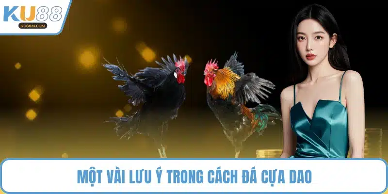 Một vài lưu ý trong cách đá cựa dao